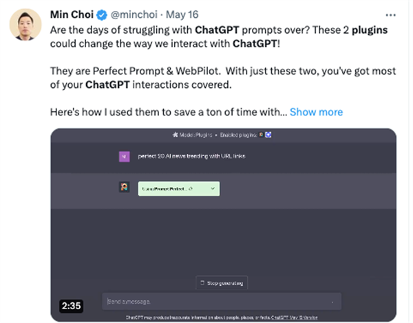 体验了联网+插件大升级后的ChatGPT 我找到了未来互联网