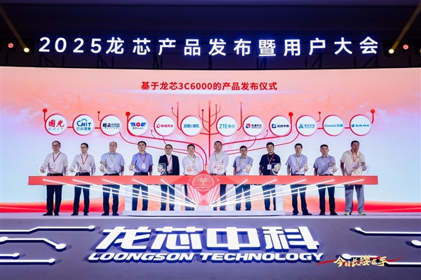 48家齐发！龙芯3C6000揭秘：终于堆核 超越3代至强