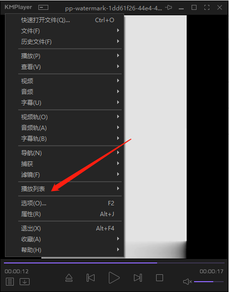 kmplayer设置播放列表