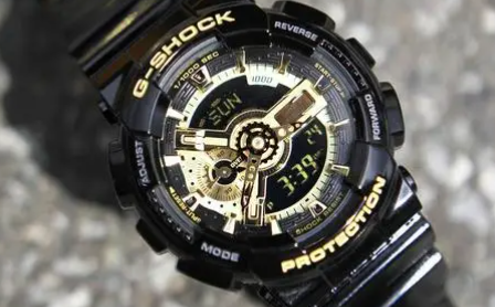 gshock手表怎么调时间