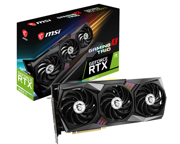 RTX 3060ti GAMING X TRIO GDDR6X评测跑分参数介绍