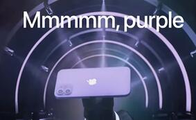 iphone12紫色真机图