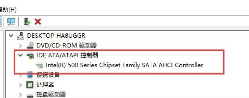intel快速存储技术开启找不到硬盘