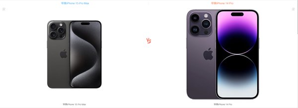 苹果15promax和14pro的区别