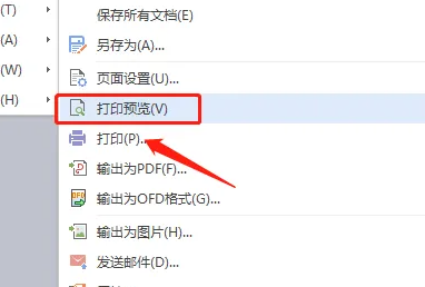 word打印预览在什么位置
