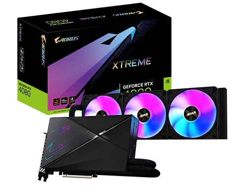 AORUS GeForce RTX 4080 16GB XTREME WATERFORCE评测跑分参数介绍