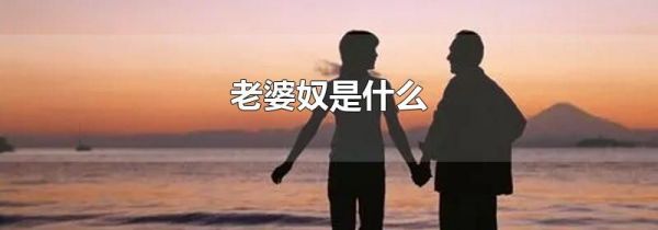 老婆奴是什么