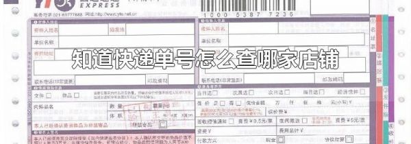 知道快递单号怎么查哪家店铺