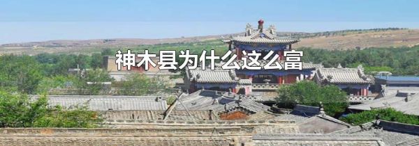 神木县为什么这么富