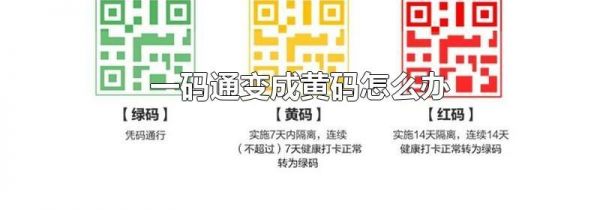 一码通变成黄码怎么办