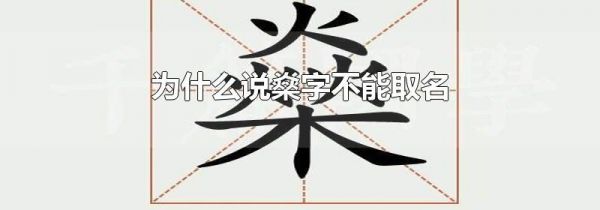为什么说燊字不能取名