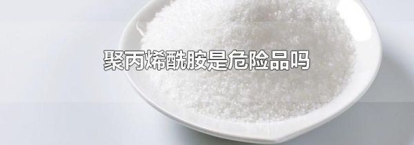 聚丙烯酰胺是危险品吗