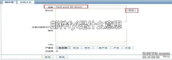 邮件fyi是什么意思