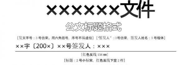 公文标题格式