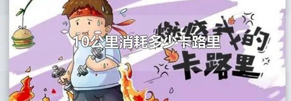 10公里消耗多少卡路里