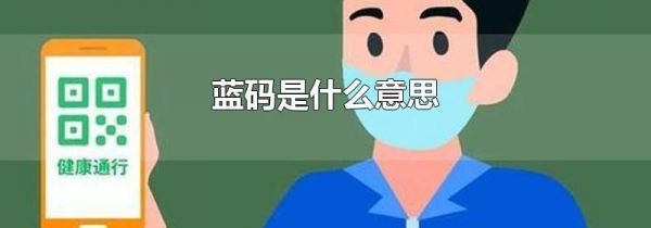 蓝码是什么意思