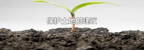 保护土地的建议