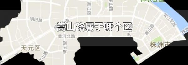 嵩山路属于哪个区