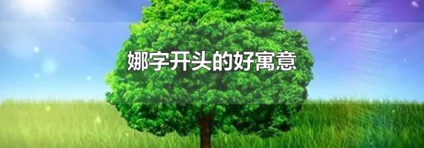 娜字开头的好寓意