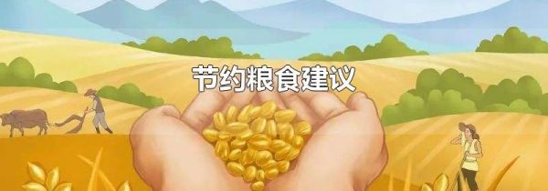 节约粮食建议