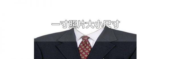 一寸照片大小尺寸