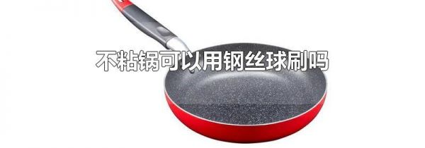 不粘锅可以用钢丝球刷吗
