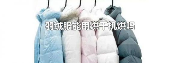 羽绒服能用烘干机烘吗
