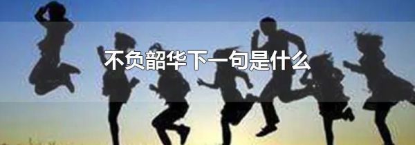 不负韶华下一句是什么