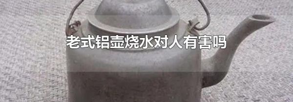 老式铝壶烧水对人有害吗