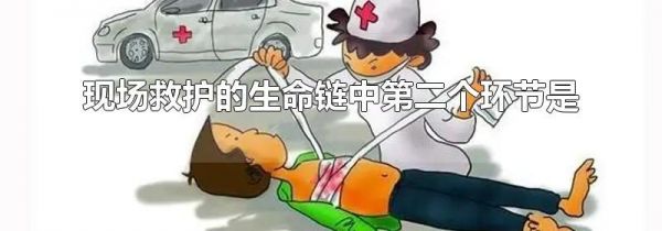 现场救护的生命链中第二个环节是