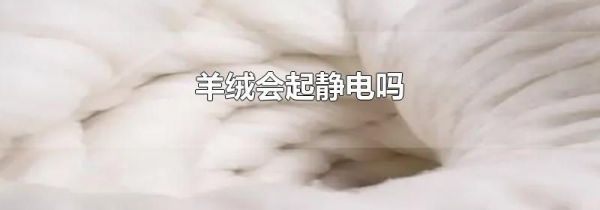 羊绒会起静电吗