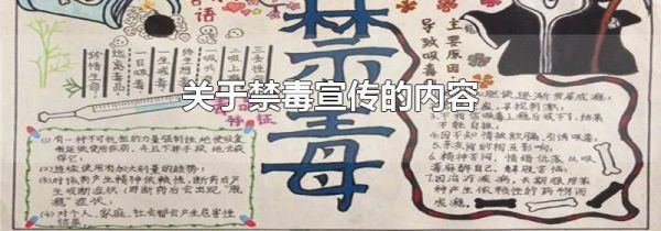 关于禁毒宣传的内容