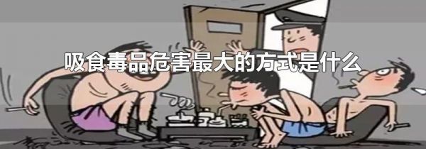 吸食毒品危害最大的方式是什么