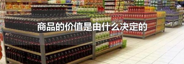 商品的价值是由什么决定的