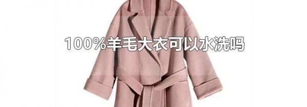 100%羊毛大衣可以水洗吗