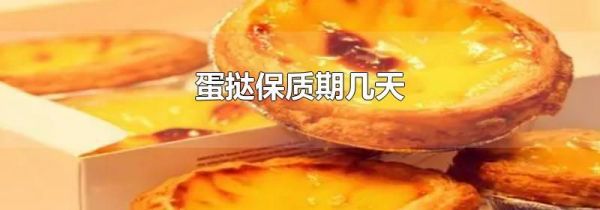蛋挞保质期几天