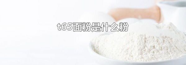 t65面粉是什么粉