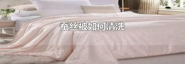蚕丝被如何清洗