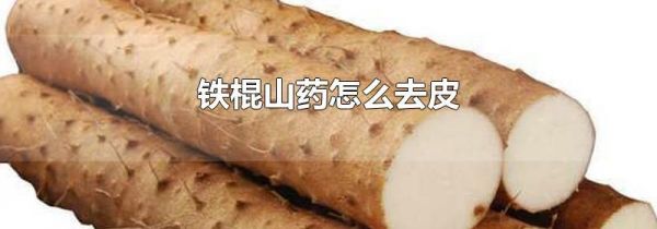 铁棍山药怎么去皮