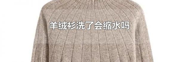 羊绒衫洗了会缩水吗