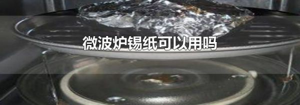 微波炉锡纸可以用吗