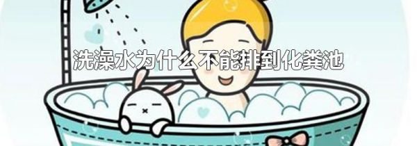 洗澡水为什么不能排到化粪池