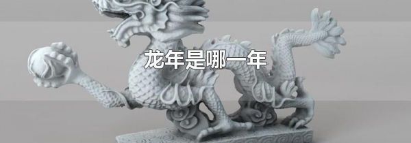 龙年是哪一年