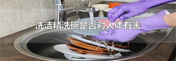 洗洁精洗碗是否对人体有害
