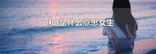 p和t是什么意思女生