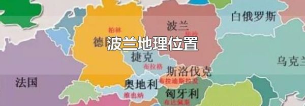 波兰地理位置