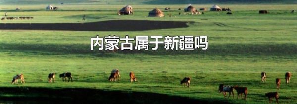 内蒙古属于新疆吗