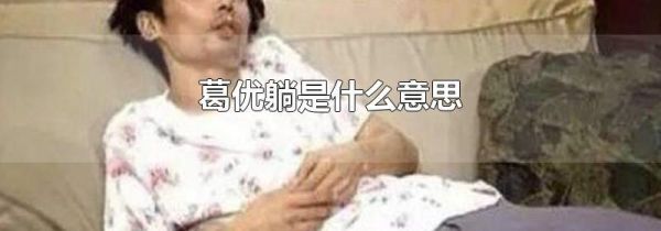 葛优躺是什么意思