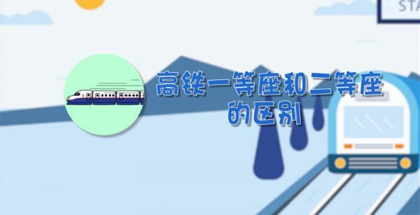 高铁一等座和二等座的区别