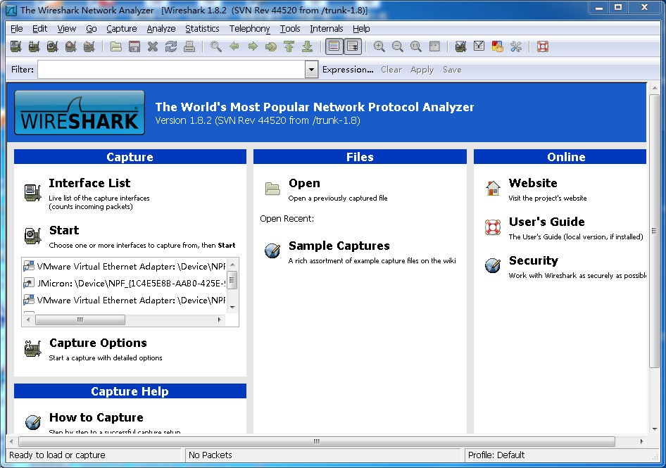 Wireshark抓包分析工具 4.0.1